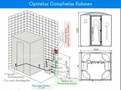 Optirelax Dampfsauna Dampfrelax I -Baden Verkaufs-Shop Dampfrelax I Plan 1280x1280