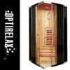 Design Infrarotkabine B-100 -Baden Verkaufs-Shop Design Infrarotkabine OPTIRlax B100 in schwarz 1280x1280