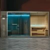 Design Sauna/Dusche/Dampfbad - GG - ETS 3XL -Baden Verkaufs-Shop Design Sauna mit Dusche und Dampfbad Hammam OPTIRELAX XL Wellness Home Kombination 1280x1280