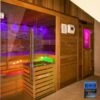 Design Sauna LUX A-IND VII -Baden Verkaufs-Shop Einbausauna nach Mass Opti 1280x1280