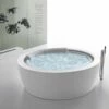 Runder Freistehender Whirlpool GG-BR190 1 Runder Freistehender Whirlpool GG-BR190 -Baden Verkaufs-Shop Freistehende Whirlpool Badewanne rund mit berlauf 190x190 cm Whlirlpool Badewanne BR190 1280x1280