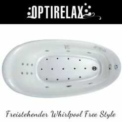 Freistehender Whirlpool Free Style -Baden Verkaufs-Shop Freistehender Whirlpool Indoor Badewanne OPTIRELAX Free Style 1280x1280