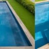 GFK Pool - Polyester-Ceramic Becken - LT840 -Baden Verkaufs-Shop GFK Schwimmbecken mit Treppe Einbau Fertigpool 8 Meter 1200x520