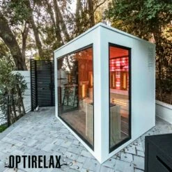 Außensauna Mit Infrarot OPTIRELAX® Red Island