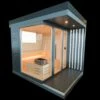 Luxus Saunahaus - OPTIRELAX IGS NIZZA -Baden Verkaufs-Shop Gartensauna Luxus Outdoor Sauna kaufen OPTIRELAX Saunahaus IGS NICE280 1280x1280