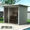 Design Gartensauna Optirelax VIEW -Baden Verkaufs-Shop Gartensauna View 1280x1280