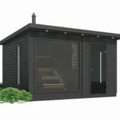 Gartensauna Mit Vorraum OPTIRELAX® Ideal+