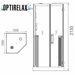 Dampfdusche Infrablack EE100 -Baden Verkaufs-Shop Infrarotdampfdusche Infrablack EE100 1280x1280