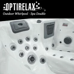 Aussenwhirlpool Easyrelax Spa Double -Baden Verkaufs-Shop Kleiner Outdoor Whirlpol mit2 Liegen OPTIRELAX Double Spa 1280x1280