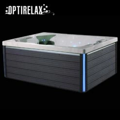 Design Gartenwhirlpool OPTIRELAX® La Gomera -Baden Verkaufs-Shop LED Whirlpool OPTIRELAX Mini Gartenwhirloool La Gomera 1280x1280