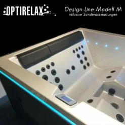 Design-Line Whirlpool Modell M 24 Design-Line Whirlpool Modell M -Baden Verkaufs-Shop Luxus Design Outdoor Whirlpool OPTIRELAX Aussenwhirlpool Modell M mit LED 1280x1280