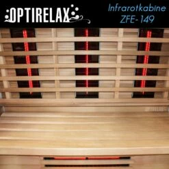 Infrarotsauna Infrarelax-ZE-149 -Baden Verkaufs-Shop Luxus Infrarotsauna mit Vollausstattung OPTIRELAX ZFE 149 Kabine 2 3 Personen5bf19c6aa1a7f 1280x1280