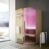 Mini Design Ecksauna - GG - Nice CS -Baden Verkaufs-Shop Luxus Sauna Ecksauna abegrunget OPTIRELAX Sauna Indoor 1280x1280