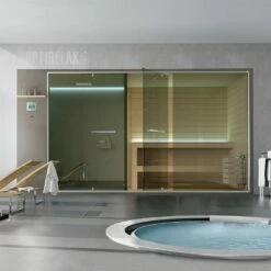 Luxus Sauna + Dampfbad/Dusche - GG - ETS 2XL