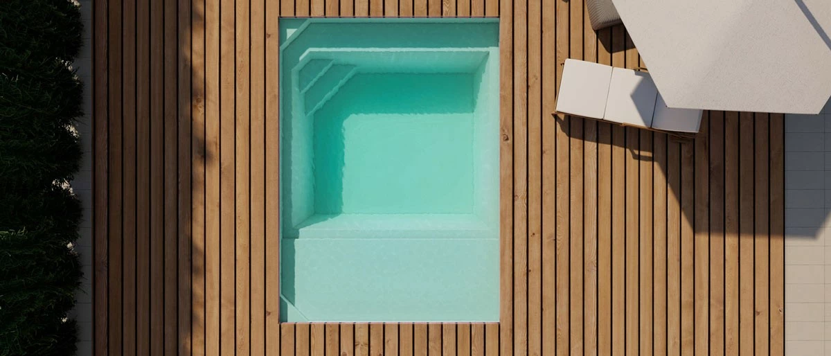 Mini GFK Ceramic Pool - I425 3 Mini GFK Ceramic Pool - I425