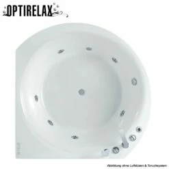 XL Eckwhirlpool-Badewanne RLX-E160/E180 -Baden Verkaufs-Shop OPTIRELAX Eckwhirlpool von oben Whirlwanne Ecke 1280x1280