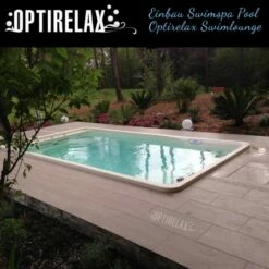 Einbau Schwimmspa Pool Swimlounge I -Baden Verkaufs-Shop Optirelax Pool Einbau Swimspa Pool Garten Swimloung Spapool 1200x520