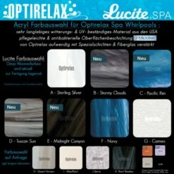 Gartenwhirlpool Spa Optirelax Rubin -Baden Verkaufs-Shop Optirelax Spa Whirlpool Acrylfarben 600x600 3