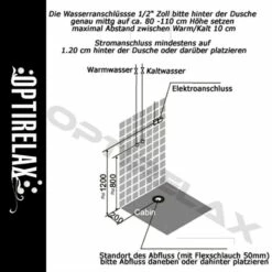 Dampfdusche Mit Infrarot Crystal Black 2P -Baden Verkaufs-Shop Plan Crystal 2 P 1280x1280