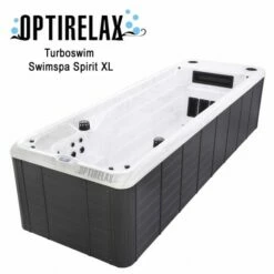 Turbinen-Swimspa Pool Mit Überlauf - Spirit XL -Baden Verkaufs-Shop Pool Uberlauf Swimspa Optirelax Turbinen Schwimmspa XL Pool Spirit freisstehend 1200x520