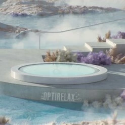 Runder Whirlpool - Infinity Minipool - ZK-Spa R230 -Baden Verkaufs-Shop Runder Whirlpool eingebautes rundes Whirlpool Becken ZK Spa R230 1280x1280