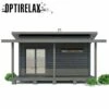 Sauna Mit Umkleide + Terrasse OPTIRELAX® OMS T1 2 Sauna Mit Umkleide + Terrasse OPTIRELAX® OMS T1 -Baden Verkaufs-Shop Sauna mit Terrasse Outdoor Garten Sauna Haus 1280x1280