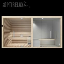 Luxus Sauna Kombination - IGS-WELL-2