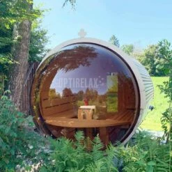 Luxus Saunafass - Fasssauna OPTIVIEW -Baden Verkaufs-Shop Saunafass Panorama Fass Sauna OPTIRELAX OPTIVIEW Gartensauna Fass 1280x1280