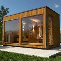 Saunahaus Mit Vorraum OPX-WP SPACE III