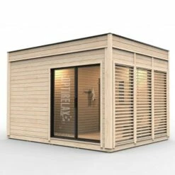 Saunahaus Mit Vorraum OP-WP ROOM S1