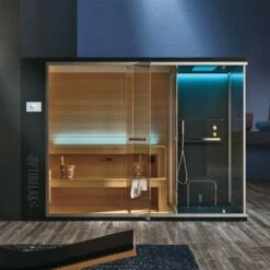 Sauna + Dampfdusche - GG - ETS-C 2M -Baden Verkaufs-Shop Shower and Sauna Saunashowert OPTIRELAX Sauna mit Dusche6068ccd7ec6e5 1280x1280