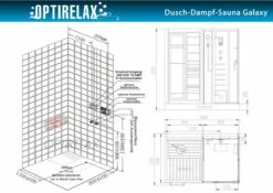 Dampfdusche Mit Sauna Relaxmaker Galaxy -Baden Verkaufs-Shop TZ1 Saunadusche Galaxy web 1280x1280