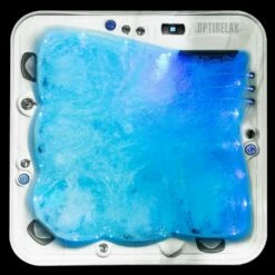 Baden Verkaufs-Shop -Baden Verkaufs-Shop Whirlpool 2x2 Meter OPTIRELAX Terrassen Whirlpool Ruegen mit Wasser und LED 1280x1280