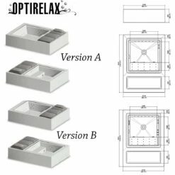 Whirlpool Infinity Pool Mit Liege ZK-Spa QPlus -Baden Verkaufs-Shop Whirlpool Zeichnung Qplus 1280x1280