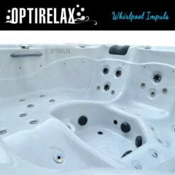 Whirlpool Optirelax Impuls -Baden Verkaufs-Shop Whirlpool aussen mit 2 Liegen Optirelax Spa Impuls 2018 1280x1280
