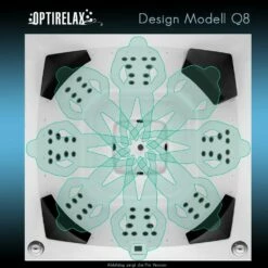 Design Line Whirlpool Modell Q8 -Baden Verkaufs-Shop Whirlpool mit 8 Sitzen Optirelax Deisgn Line Pool zum Sitzen Gartenwhirloool Q8 1280x1280