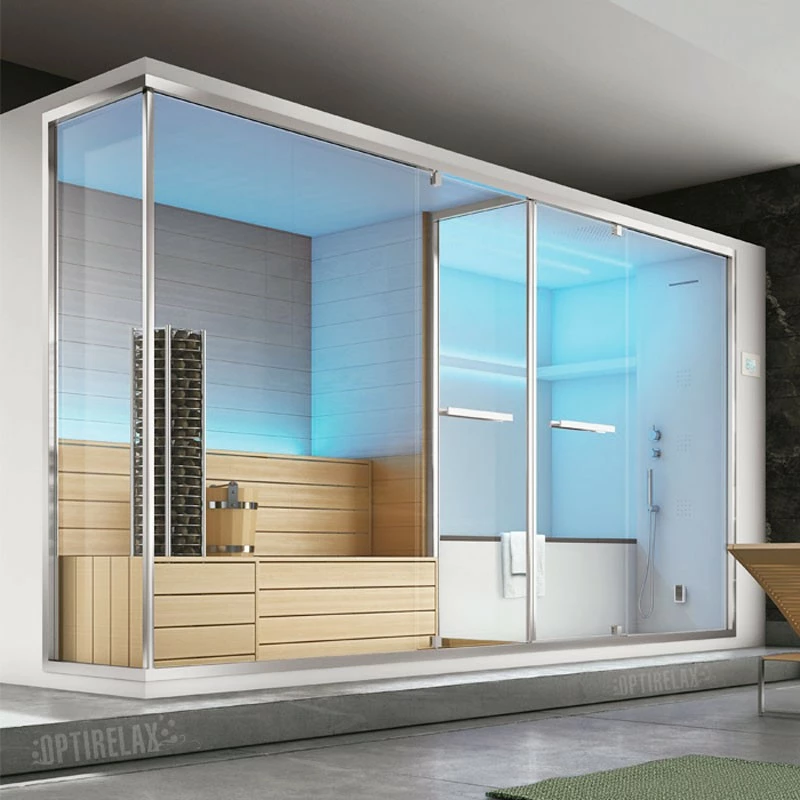 Sauna Mit Whirlpool & Dusche/Dampfsauna GG OLMP XL 3 Sauna Mit Whirlpool & Dusche/Dampfsauna GG OLMP XL