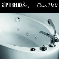 Freistehende Whirlpool Badewanne Clean F180 -Baden Verkaufs-Shop Whirlpoolbadewanne F180 1280x1280