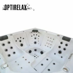 Swim Spa Pool OPTIRELAX® OPTIMUM DUO "ECO" -Baden Verkaufs-Shop Whirlpoolbereich des Luxus Swimspa Pools Optimum Duo von Optirelax 1200x520