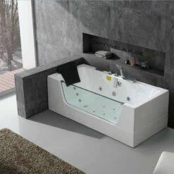 Whirlwanne Mit Glasfront - Optirelax LUCENT 160