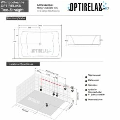 Whirlpool Optirelax-Relaxmaker-2-straight LUX -Baden Verkaufs-Shop Whirlpoolwanne Optirelax Two straight Zeichnung5bb63d140cd99 1280x1280