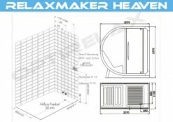 Dampfdusche Optirelax Heaven -Baden Verkaufs-Shop XL Dampfdusche OPTIRELAX HEAVEN plan 1280x1280