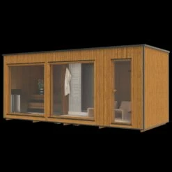 Gartenhaus Mit Sauna Mit Vorraum OP-WP SPACE V -Baden Verkaufs-Shop XL Saunahaus Gartenhaus mit Sauna und Vorraum OPTIRELAX SPACE 5 1280x1280