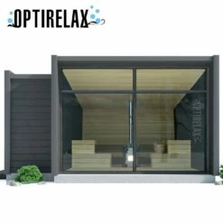 XL Outdoor Sauna OPTIRELAX® Style XL Mit Umkleide -Baden Verkaufs-Shop XXL Saunahaus mit Vorraum OPTIRELAX Aussensauna STYLE XL 1280x1280